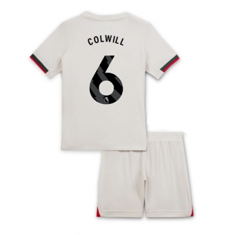 Chelsea Levi Colwill #6 Maglia Gara Trasferta Repliche 2025-26 Bambino Maniche Corte